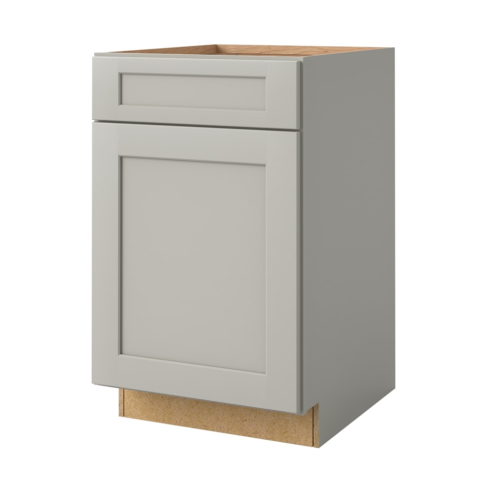 allen + roth Stonewall 21-in W x 34.5-in H x 24-in D Stone Base Fully Assembled Cabinet Flat Panel Shaker