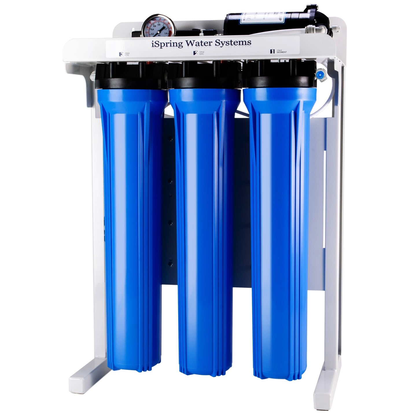 iSpring RCB3P 300GPD Commercial Grade RO Water System 5-stage Mechanical filtration Reverse Osmosis Filtration System