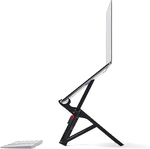 Roost V3 - Ultra Portable and Adjustable Laptop Stand - Eye Level Anywhere - 6.5 to 12.5 inch Screen Lift - Patented Rigid Folding Structure and Self-Adjustings Laptop Grips (for 12' to 18' laptops)