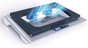 KLIM Everest Laptop Cooling Pad | Powerful 4300 RPM Turbo Fans | Sealed Foam for Maximum Cooling | Protect Your Gaming Laptop from Overheating | Fits 14 to 17.3 Laptops | RGB Lights