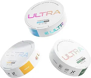 Ultra Focus Pouches (Variety Pack, 3 Cans) Nicotine-Free, Caffeine-Free | Enfinity Paraxanthine | Vitamin B6 + B12, L-Theanine, Alpha GPC, Ginseng | Nootropic Energy & Clarity Plant-Based Pouches