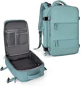 coowoz Travel Backpack For Women Men,Carry On Backpack,Hiking Backpack Waterproof Outdoor Sports Rucksack Casual Daypack Travel Essentials Blue