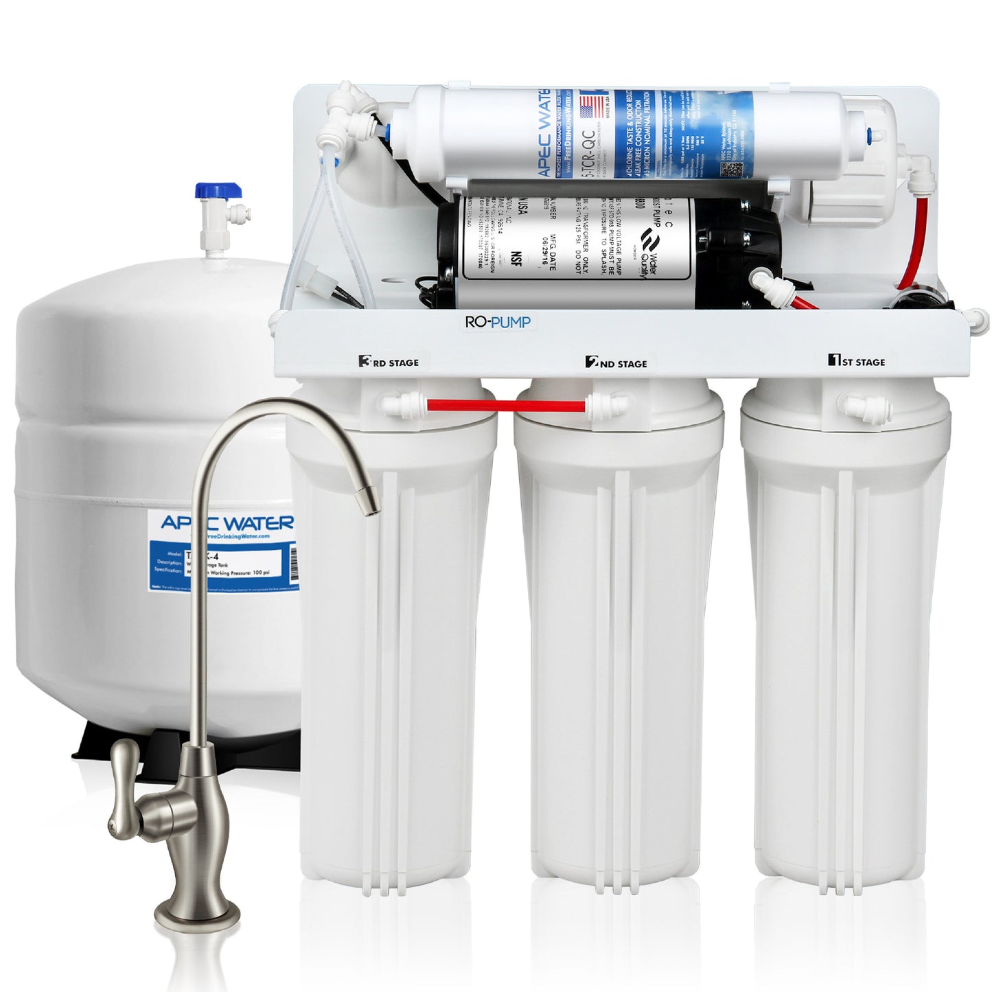 APEC Water ULTIMATE 5-stage Mechanical filtration Reverse Osmosis Filtration System