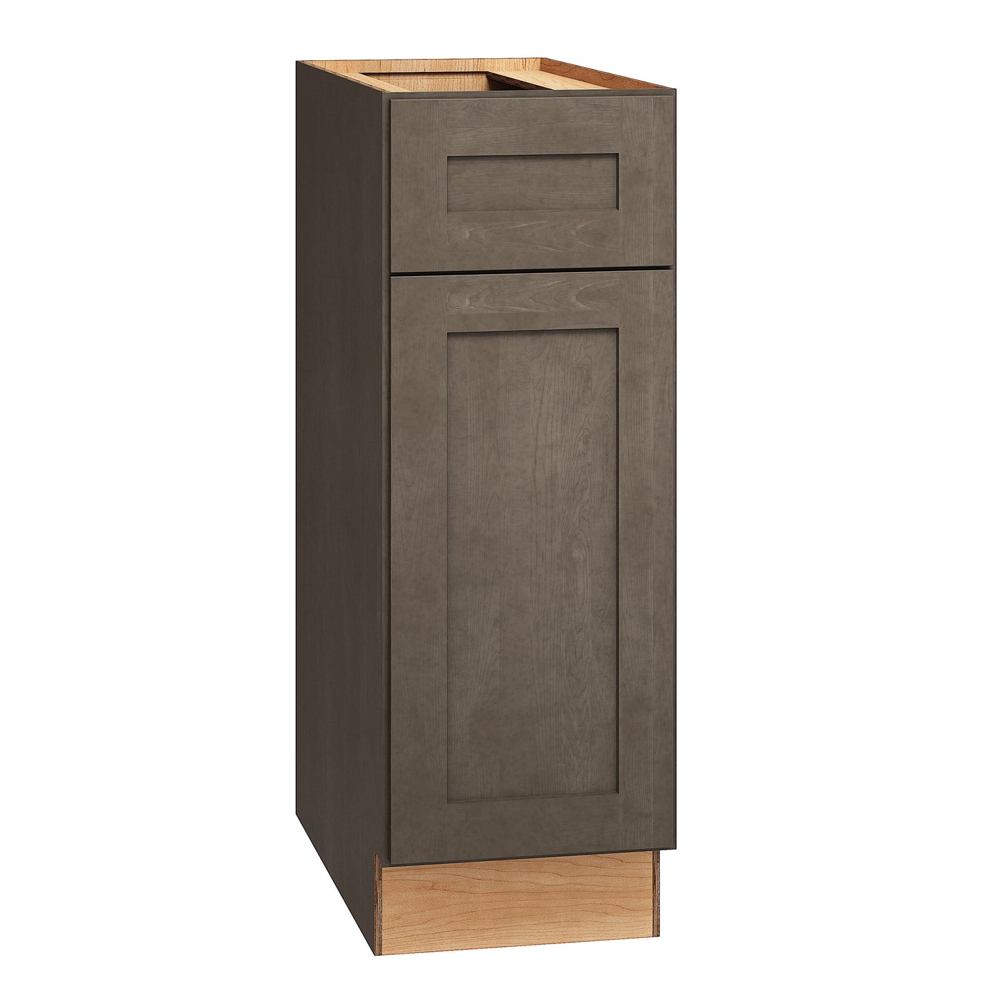 Diamond Express Jamestown 12-in W x 34.5-in H x 24-in D Colt Brown Base Fully Assembled Plywood Cabinet Recessed Panel Shaker
