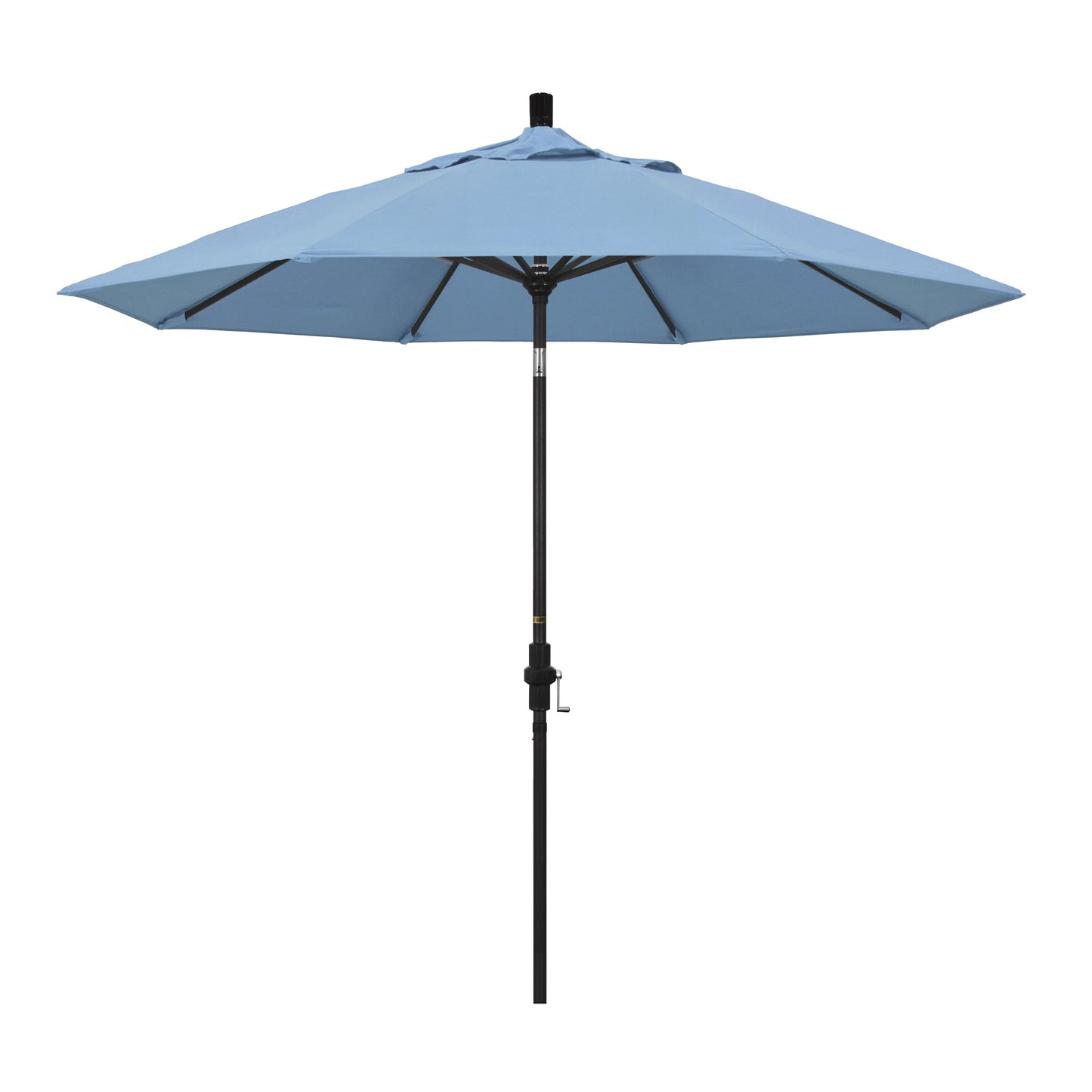 California Umbrella 9-Feet Aluminum Blue Market Patio Umbrella