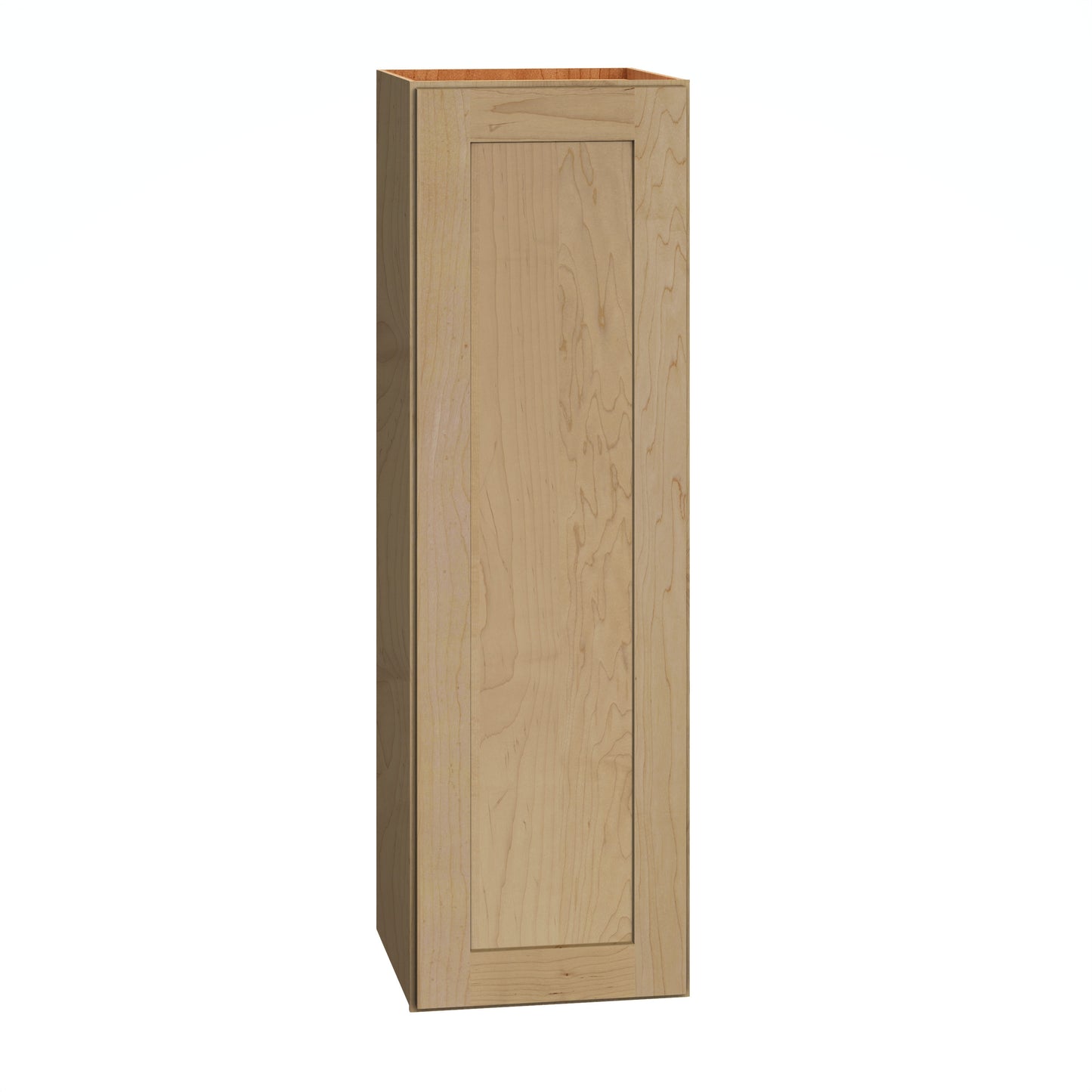 Diamond Express Jamestown 12-in W x 39-in H x 12-in D Coastline Brown Wall Fully Assembled Plywood Cabinet Recessed Panel Shaker