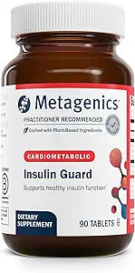 Metagenics Insulin Guard - Selective Kinase Response Modulators - Support Healthy Metabolism - Vegetarian, Gluten-Free & Non-GMO - Acacia Nilotica & Tetrahydro Iso-Alpha Acids - 90 Tablets