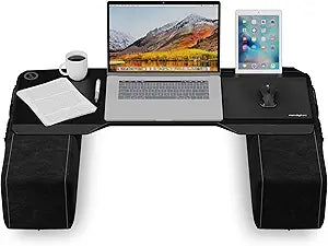 Couchmaster CYBOSS, Extra Wide Laptop Stand for Couch and Bed, Ergonomic Design with Cushions, Lap Desk for Notebooks up to 18 Inches, You are The Big Boss! The CYBOSS!
