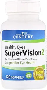 21st Century Healthy Eyes SuperVision2 Softgels, 120 Count (Pack of 2)