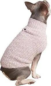 Barefoot Dreams CozyChic Ribbed Pet Sweater, Vintage Rose-Ballet Pink, X-Small