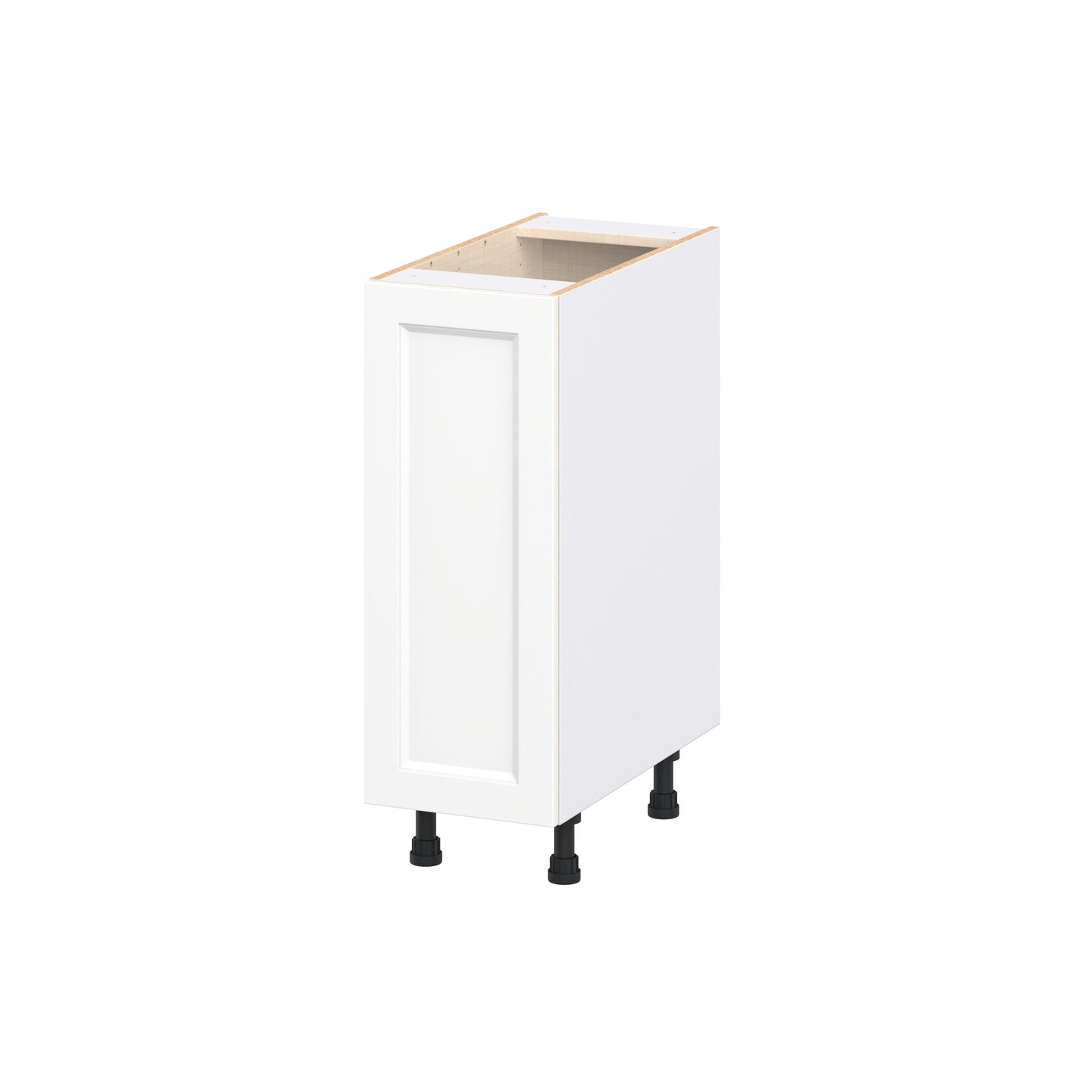 Hugo&Borg Riviera 12-in W x 34.5-in H x 24.5-in D Bright White 3 -Drawers Base Fully Assembled Cabinet Recessed Panel Shaker