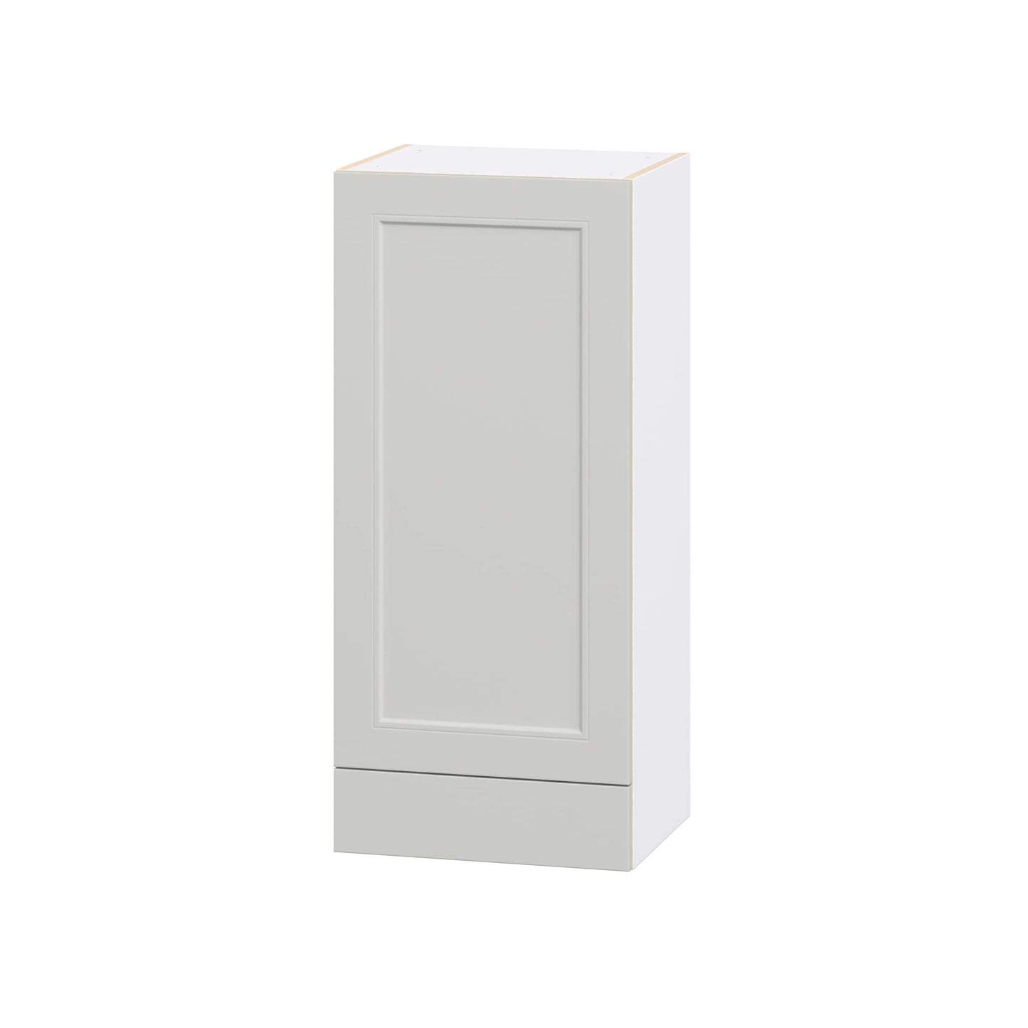 Hugo&Borg Belcourt 18-in W x 40-in H x 14.75-in D Painted Light Gray Wall Fully Assembled Cabinet Recessed Panel Shaker