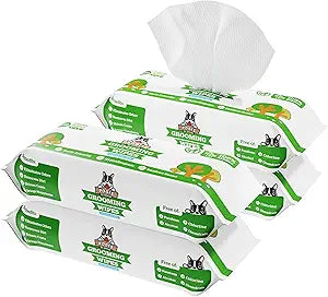 Pogi’s Dog Grooming Wipes – Hypoallergenic Pet Wipes for Paws, Body & Butt – Cleaning & Hydrating, Fragrance Free, 400-Count
