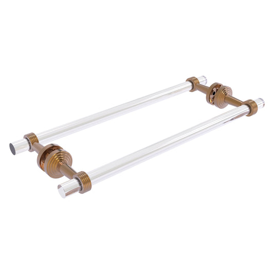Allied Brass Pacific Beach 18-in double Brushed Bronze Wall mount Double Towel Bar