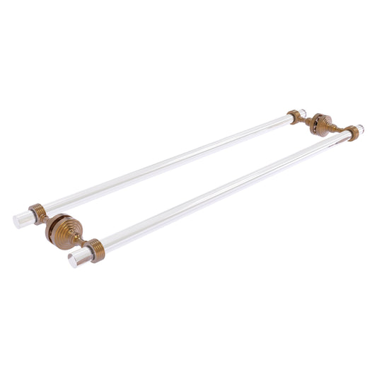 Allied Brass Pacific Grove 30-in double Brushed Bronze Wall mount Double Towel Bar
