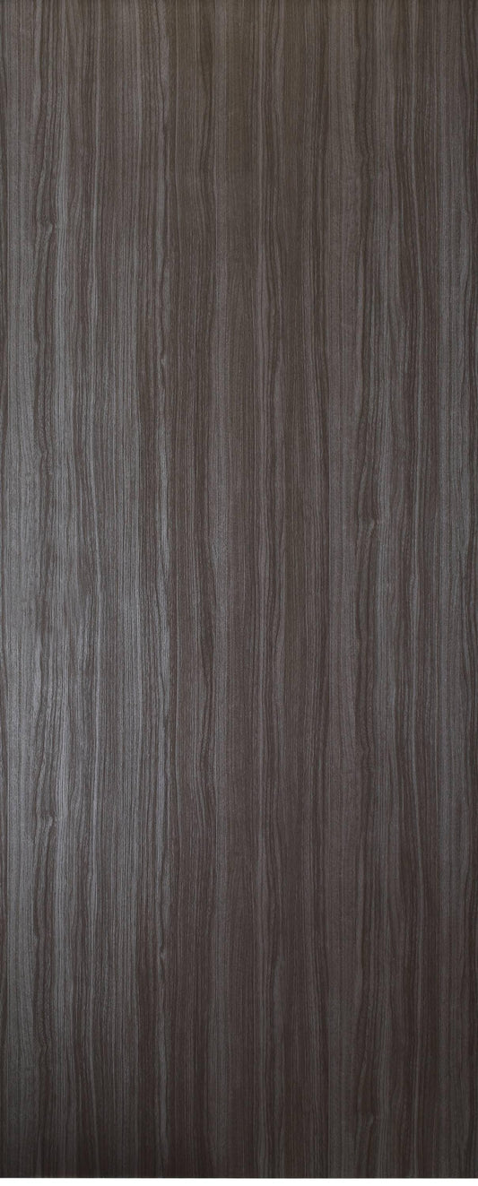 Belldinni Unica 30-in x 80-in Gray Oak Flush Textured Solid core Prefinished Pine Wood Slab Door