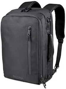 Kenneth Cole REACTION Parker 16' Polyester Tech Covertible Backpack/Briefcase, Black