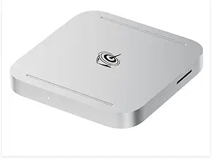 Mate SE-A for SER8/SER9/SEi13/SEi14, Aluminum Alloy Stand with Dual M.2 PCle SSD Solts (up to 8TB*2), USB-C*1 USB-A 3.0 * 2 2.5G LAN*1 SD4.0 * 1 Type-C(PD3.0)*1, Silver