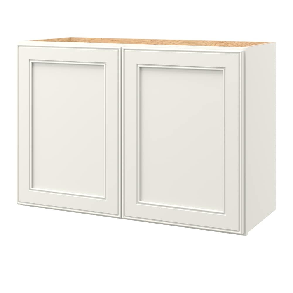 allen + roth McKeller 30-in W x 21-in H x 12-in D Linen Wall Fully Assembled Cabinet Flat Panel Square