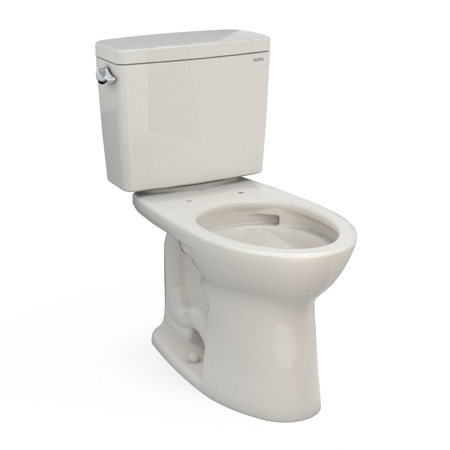 TOTO Drake Sedona Beige Elongated Standard height 12-in Rough-In 1.6 GPF 2-piece Toilet