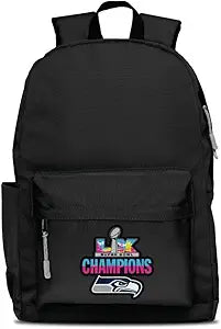 Super Bowl LX Champions Seattle Seahawks Lightweight 17 Campus Backpack - Ideal for the Gym, Work, Hiking, Travel, Weekends, and Commuting