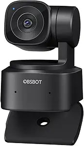 OBSBOT Tiny SE 1080P 100FPS Webcam for PC, AI Tracking PTZ Streaming Camera with 1/2.8' Sensor, Gesture Control, Dual ISO, Staggered HDR, Web Camera for Desktop Computer, Laptop, Meeting, Video Calls