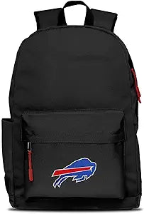 Denco Buffalo Bills Lightweight 17 Campus Laptop Backpack - Ideal for the Gym, Work, Hiking, Travel, School, Weekends, and Commuting