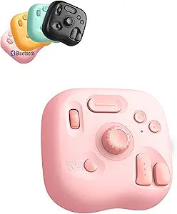 TourBox Lite Bluetooth Oasis Series - Compact Editing Keyboard, Macro Controller with Custom Software for Digital Artist, Photographer, Editor, and Content Creator, Color Your Efficiency (Misty Pink)