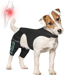 Dog Knee Brace for ACL Tear Recovery - Adjustable Orthopedic Support for Double Legs Joint Stability and Pain Relief - Comfortable Dog Hind Leg Brace for Aging Pets, Arthritis, Post-Surgery Rehab (S)