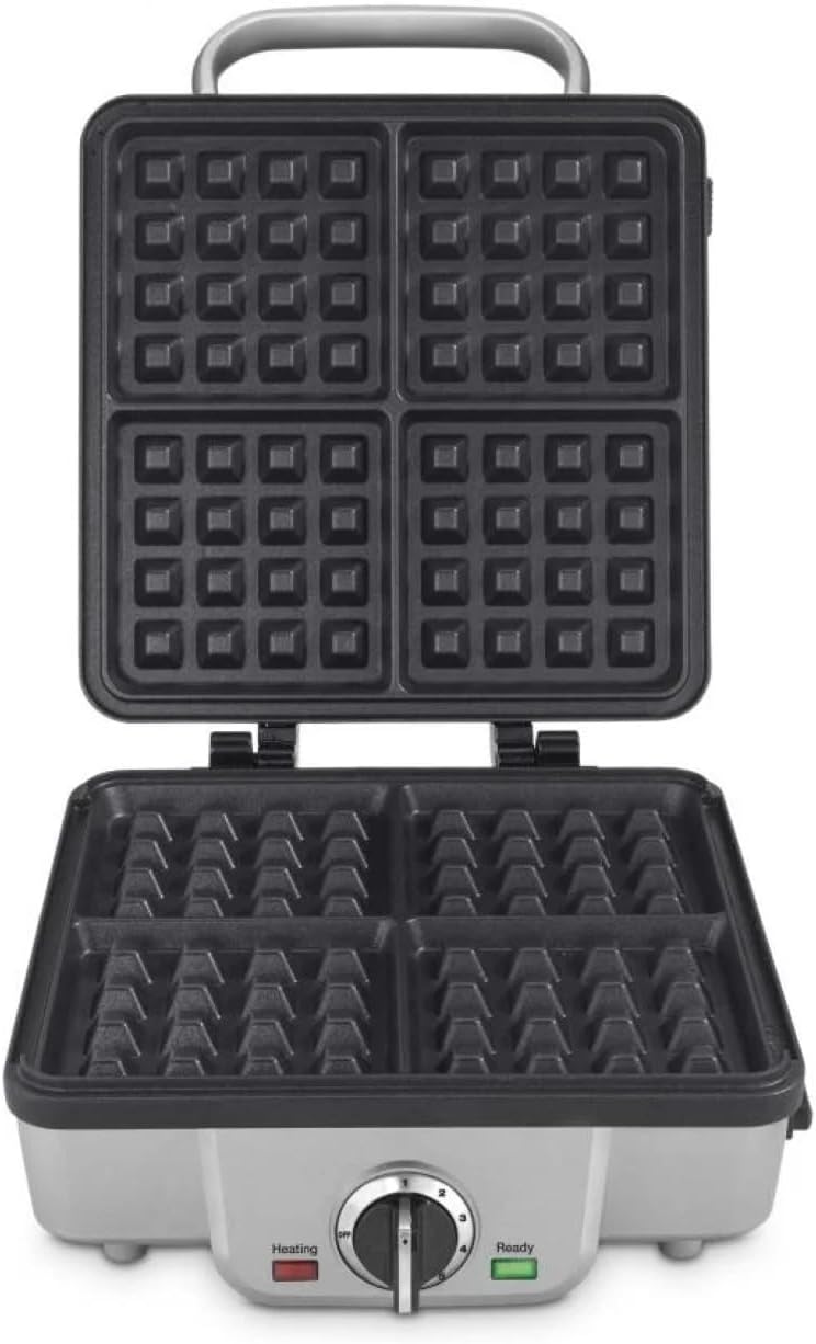 Cuisinart WAF-300P1 Belgian Waffle Maker with Pancake Plates, Brushed Stainless