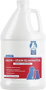 Unique Pet Odor and Stain Eliminator Liquid Concentrate - Makes Over 10 Gallons - Eliminates Pet Odors and Stains (128 oz)