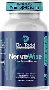 Dr. Todd NerveWise Nerve Support Formula - Alpha Lipoic Acid ALA, B12, Biotin - Advanced Neuropathy Relief Supplement for Foot, Hand & Leg Pain, Burning & Tingling Body Harmony - 30 Day Supply