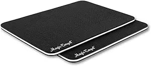 Magic Carpet Kennel Liner & Pet Feeding Mat (2-Pack) | 18 11.75 Each | Heavy-Duty Absorbent & Puncture-Resistant | Washable, Reusable, Eco-Friendly | Made in USA | Recycled Material