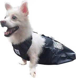 Dog Drag Bag Durable Indoor for paralyzed Disabled Back Rear Legs Dog Protects Chest and Limbs (L)