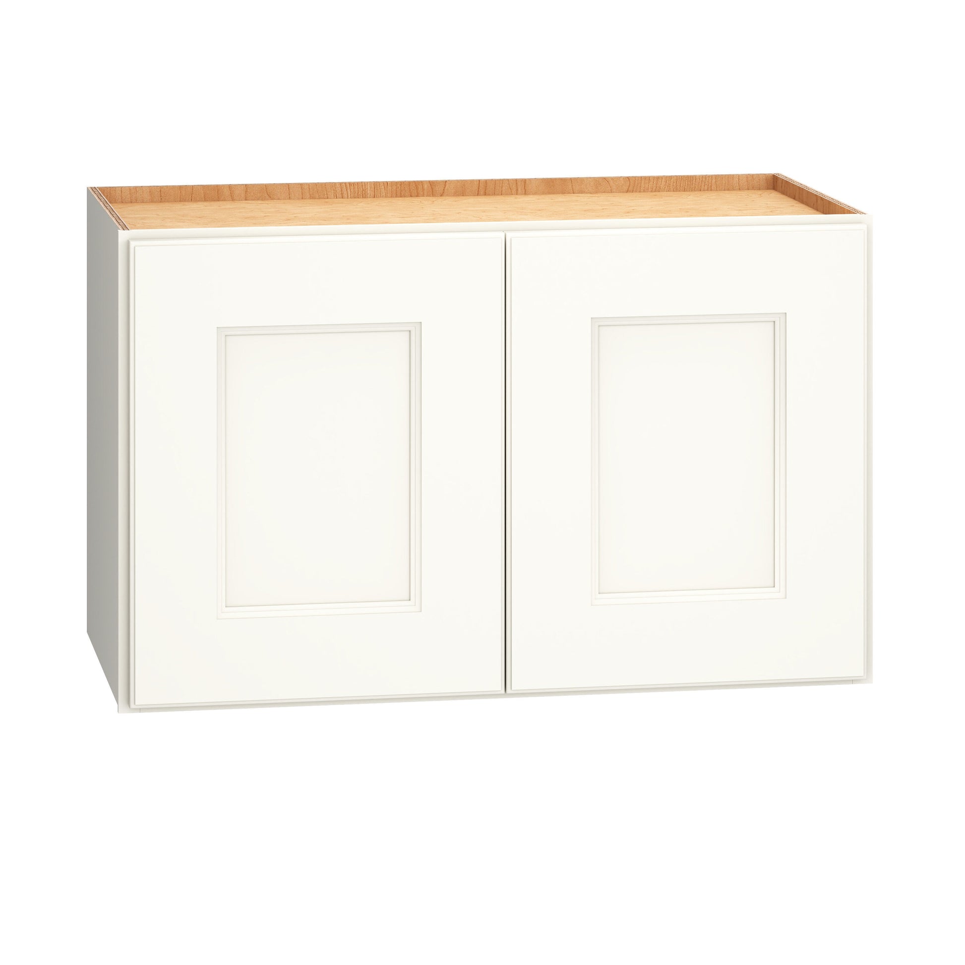 Diamond Express Macaulay 24-in W x 15-in H x 12-in D White Wall Fully Assembled Plywood Cabinet Recessed Panel Square