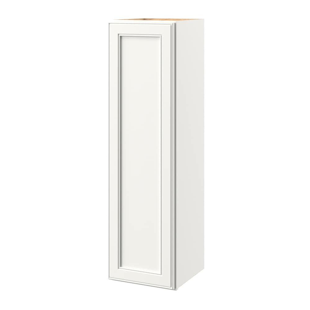 allen + roth McKeller 12-in W x 42-in H x 12-in D Linen Wall Fully Assembled Cabinet Flat Panel