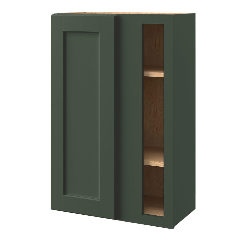 allen + roth Galway 24-in W x 36-in H x 12-in D Sage Blind Corner Wall Fully Assembled Cabinet Flat Panel