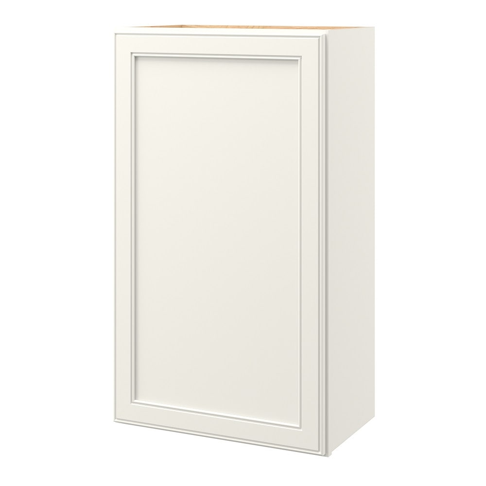 allen + roth McKeller 24-in W x 36-in H x 12-in D Linen Wall Fully Assembled Cabinet Flat Panel