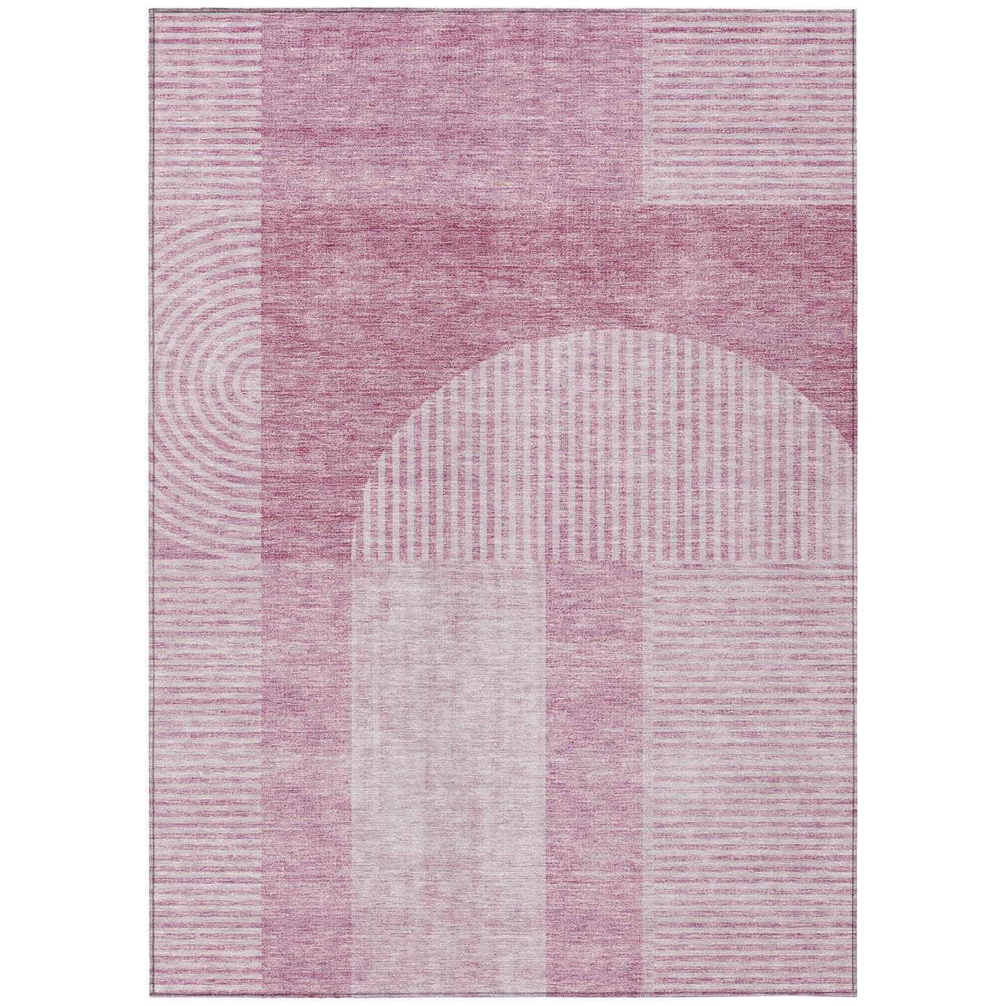 Addison Rugs Chantille ACN711BL 9 x 12 (ft) Polyester Blush Rectangular Indoor/Outdoor Geometric Machine washable Area rug
