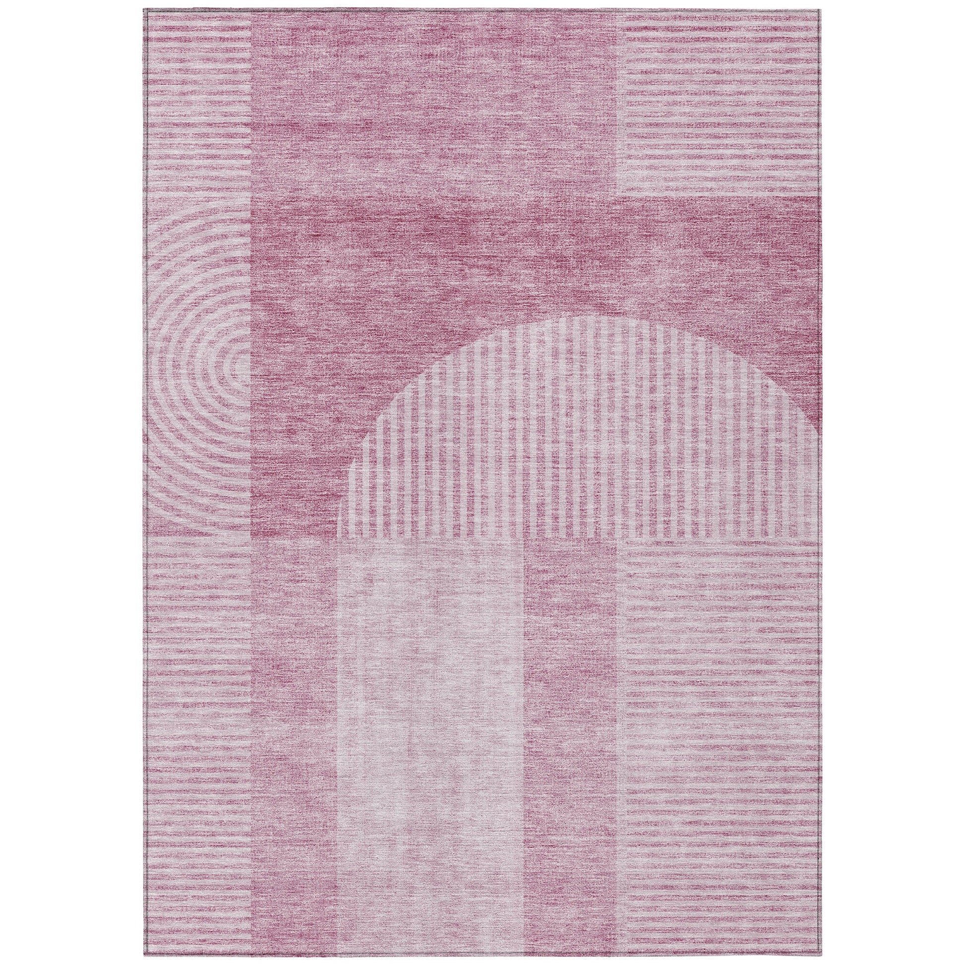 Addison Rugs Chantille ACN711BL 9 x 12 (ft) Polyester Blush Rectangular Indoor/Outdoor Geometric Machine washable Area rug