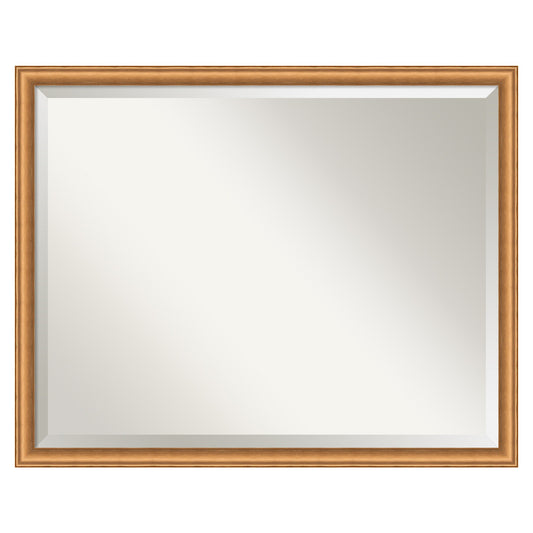 Amanti Art Salon Scoop Copper Frame 30-Inches W x 24-Inches H Rectangle Salon Scoop Copper Framed Vanity Mirror