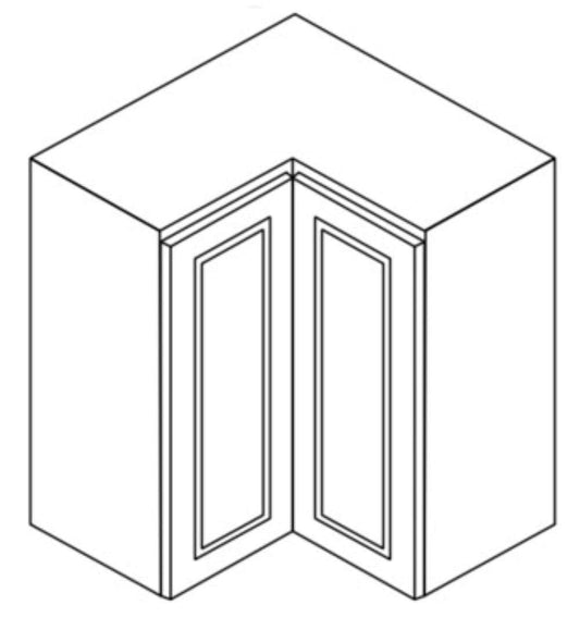 RELIABILT Parkstone 32-in W x 34.5-in H x 24-in D Espresso Corner Base Fully Assembled Plywood Cabinet Shaker