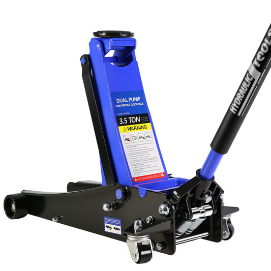 Kahomvis Blue 3.5-Ton Steel Hydraulic Low profile floor jack