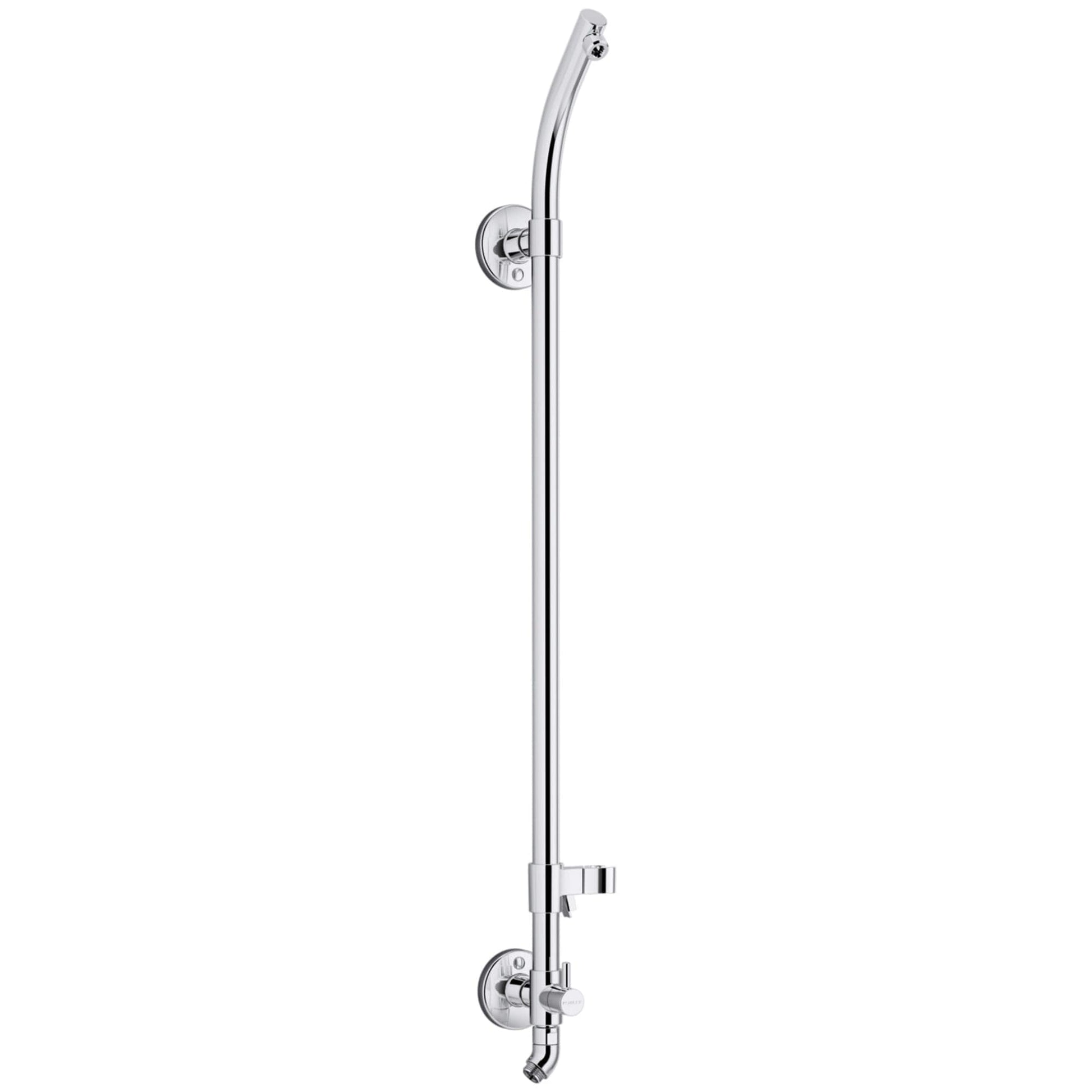 KOHLER HydroRail Polished Chrome 27-in Universal Shower Slide bar