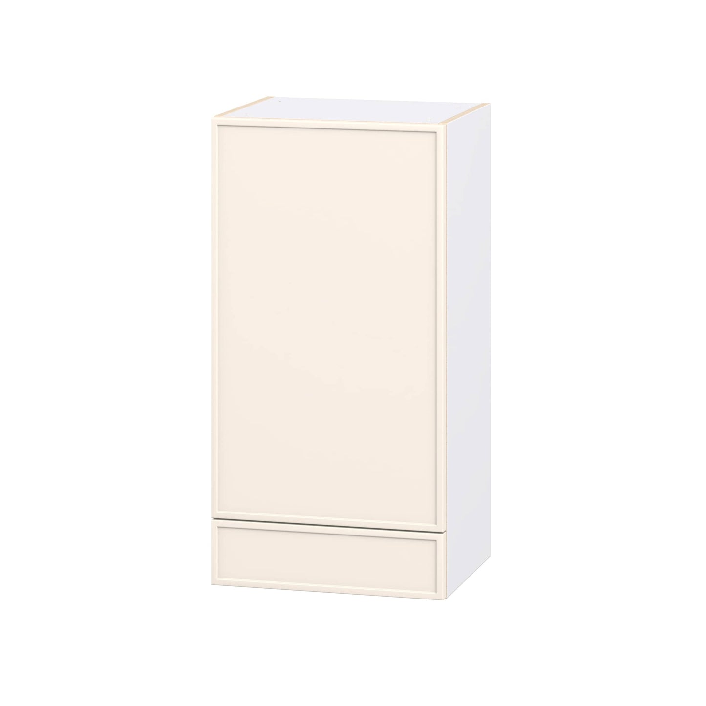 Hugo&Borg Chapel Hill 18-in W x 35-in H x 14.91-in D Washed Linen Wall Fully assembled Cabinet (Flat Panel Shaker)