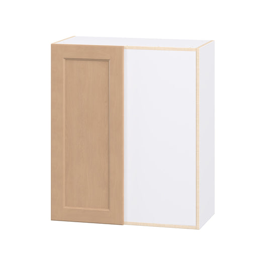 Hugo&Borg Raleigh 30-in W x 35-in H x 14.75-in D Sugar Cookie Wall Fully Assembled Cabinet Flat Panel Shaker