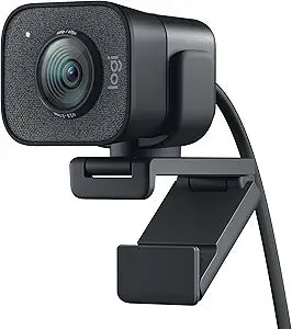 Logitech StreamCam Premium Webcam for Streaming and Content Creation, Full HD 1080p 60 fps, Works with Microsoft Teams, Google Meet, Zoom, Nintendo Switch 2 s new GameChat mode, for PC/Mac Graphite