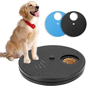 Dog Nail Scratch Board - 3 in 1 Rotatable Round Dog Scratch Pad for Nails with Treat Box, Dog Nail File Toy, Scratching Board for Dogs,Shorten Dog s Side Nail Easier for Small and Large Dogs