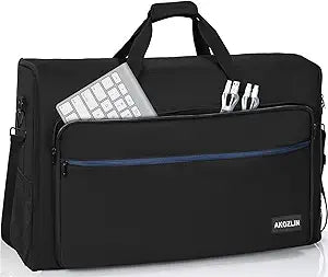 AKOZLIN LCD Screens/TVs Transport Tote Bag for 27' - 32' Displays Padded Monitor Carrying Travel Case (NOT FOR IMAC) With Shoulder Strap Accessories Pocket