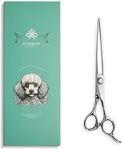 7 Dog Grooming Scissors VG10 Japanese Steel Professional Pet Grooming Shears for Cats & Dogs Clean Cut & Precise Trimming Lightweight Ergonomic Handcrafted Design K9 Shears